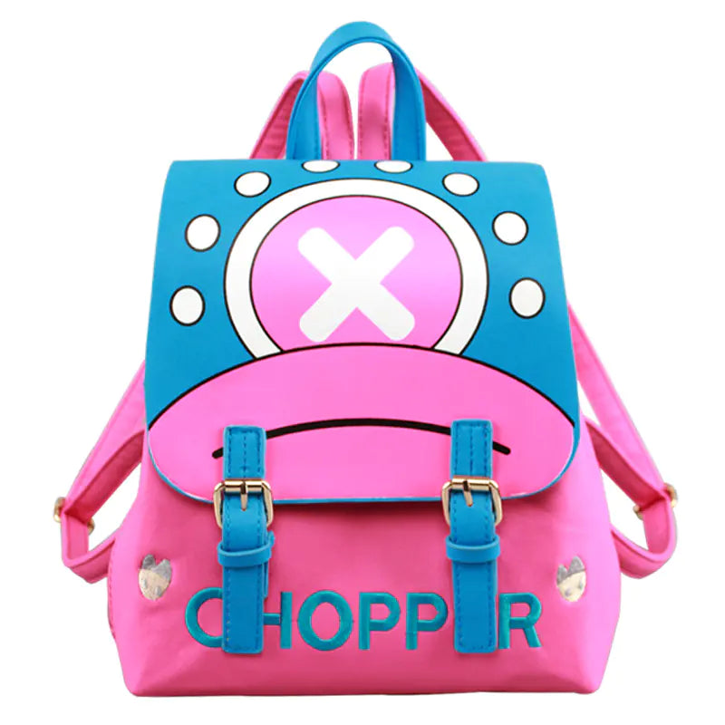 Anime Backpack - One Piece Chopper & Totoro Design