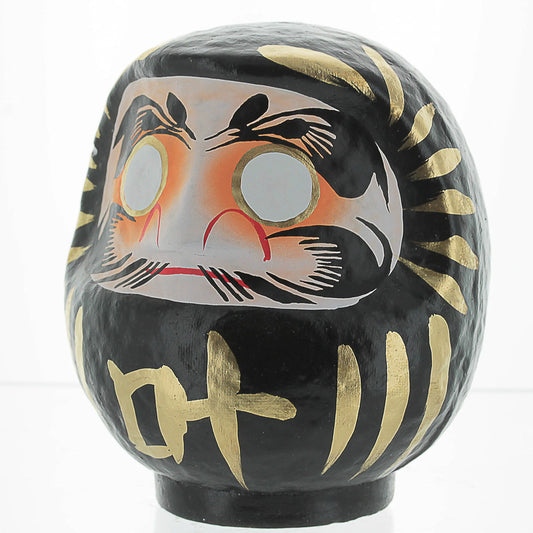 Daimonya Dharma Doll - Made in Japan - Power & Protection (Black Medium 4.7 inch)