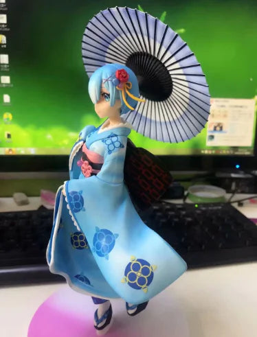 Re Zero Starting Life in Another World Ukiyo-e Ver Rem Anime Figure Model Collection