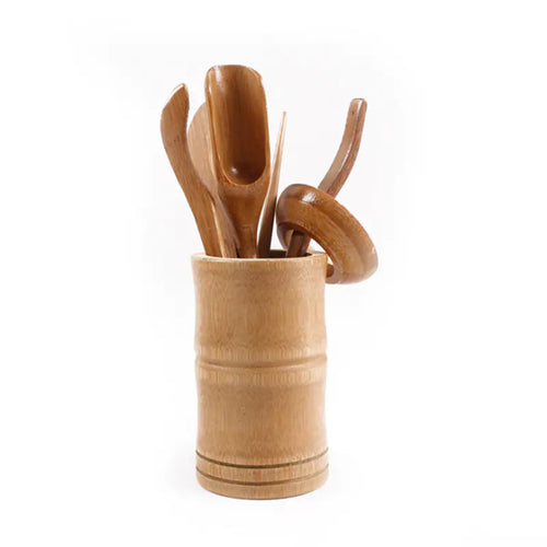 Bamboo Tea Set with Tool Accessories