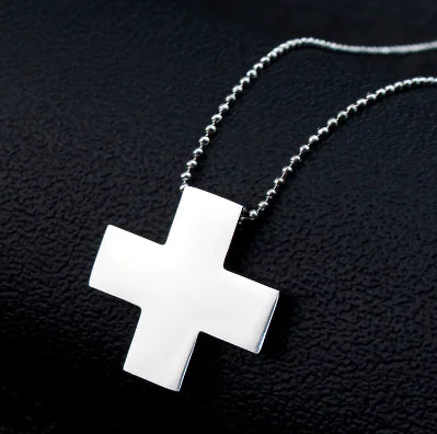 Anime EVA Katsuragi Misato Cross Chain Pendant Necklace