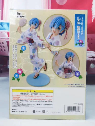 Re:Zero -Starting Life in Another World- Rem: Yukata Anime Figurine Model Collection