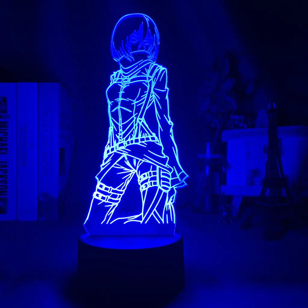 Customized LED Touch Lamp - Attack on Titan Design