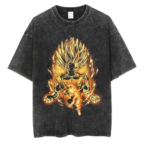 Dragon Ball Goku & JoJo's Bizarre Adventure T-Shirt Collection