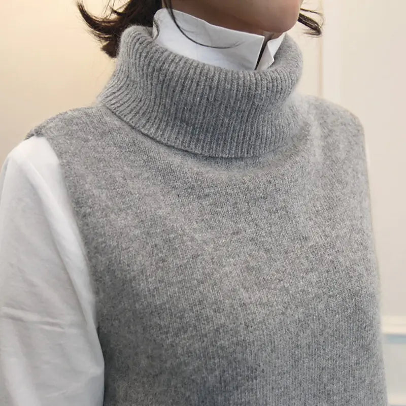 Super Large Harajuku Anime Knit Vest Fashion