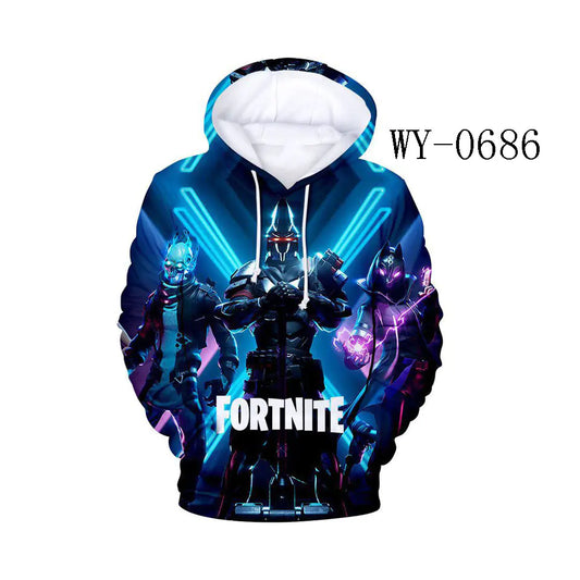 Fortnite Season 10 3D Printed Hoodie for Adults