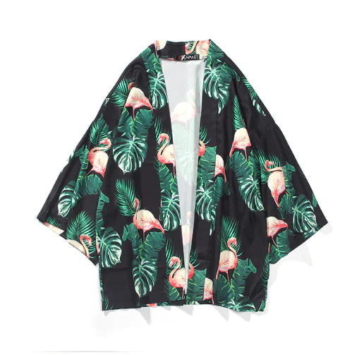 Vintage Hanfu Couples Cardigan with Three-Quarter Sleeves