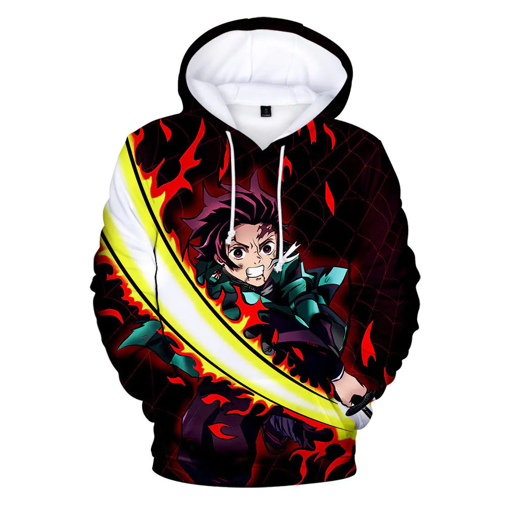 3D Demon Slayer Tanjiro Hoodie for Men and Women