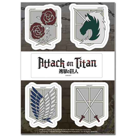 Attack On Titan- Emblems Sticker Set