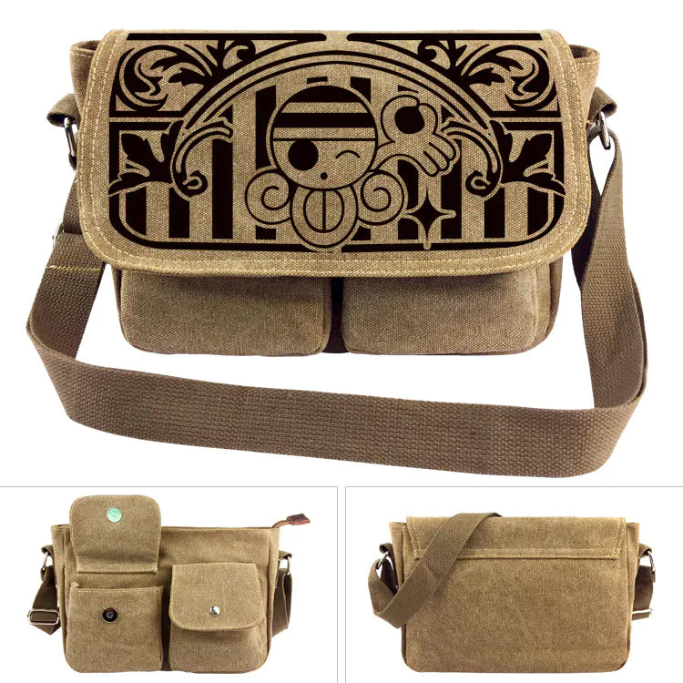 One Piece Canvas Shoulder Bag - Luffy Backpack