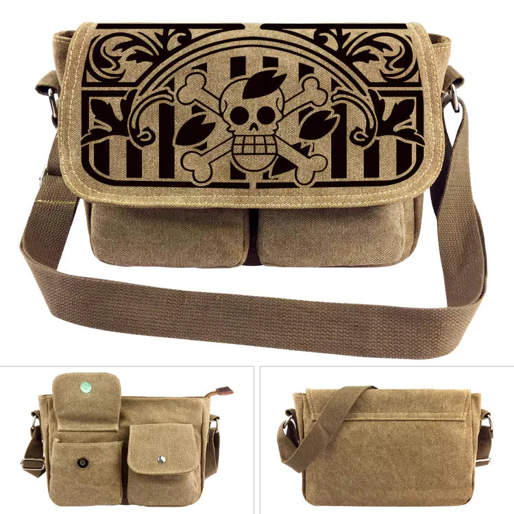 One Piece Canvas Shoulder Bag - Luffy Backpack