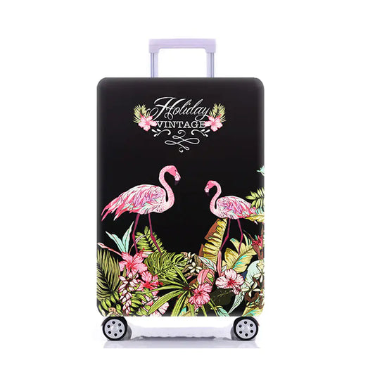 Flamingo Luggage Cover - Dustproof Travel Protector