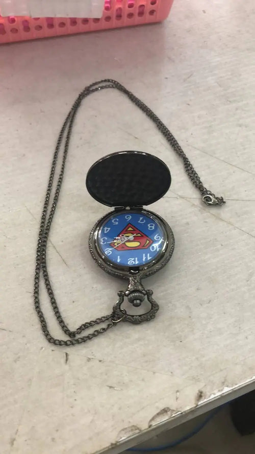 Anime Pocket Watch Necklace