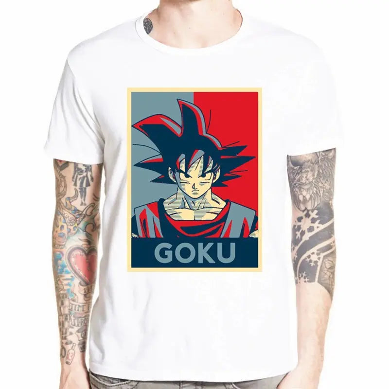 Dragon Ball Z Goku Men's Slim Fit Graphic T-Shirt