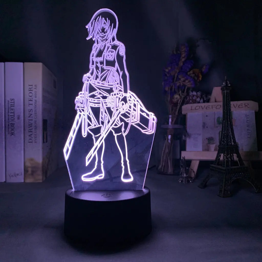Customized LED Touch Lamp - Attack on Titan Design