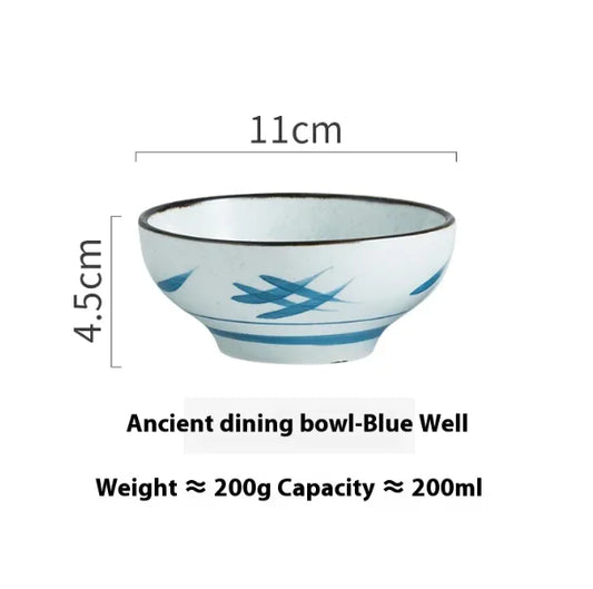 Personality Retro Ceramic Rice Bowl