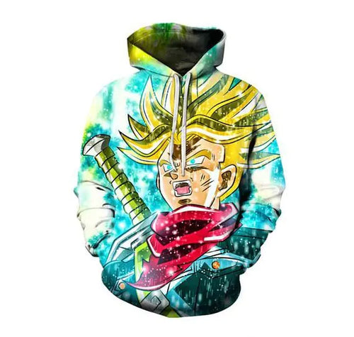 3D Hoodie with Dragon Ball Print