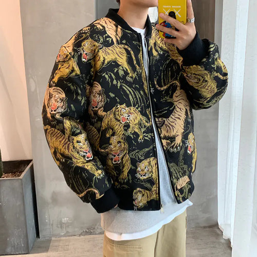 Embroidered Couples Street Dance Cotton Jacket