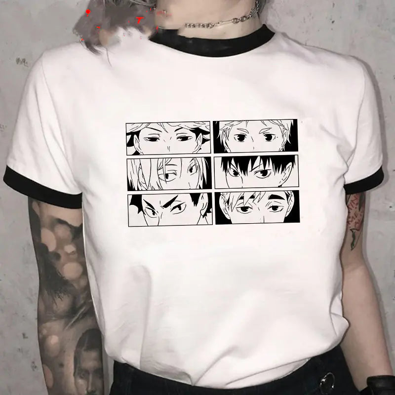 Haikyuu Anime T-Shirt - Japanese Cartoon Design