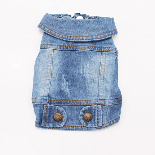 Personalized Vintage Denim Vest for Pets