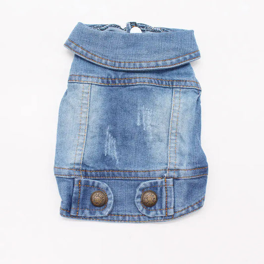 Personalized Vintage Denim Vest for Pets