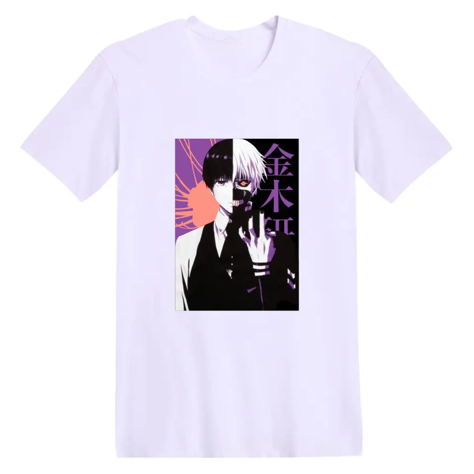 Tokyo Ghoul Anime Couple Short Sleeve T-Shirt