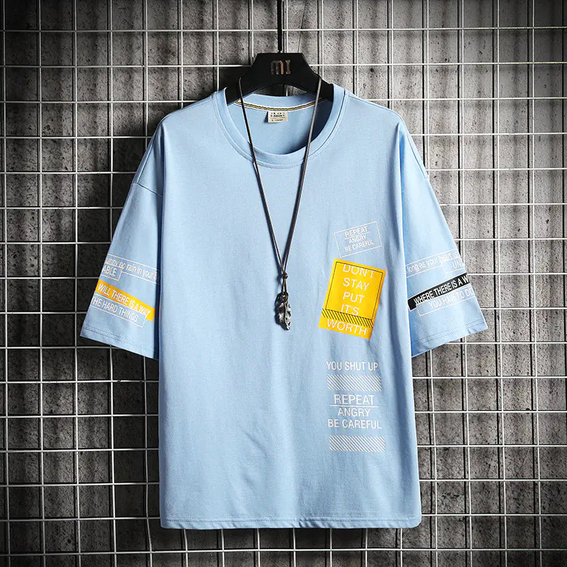 Men's Casual Loose Fit T-Shirt - Summer 2020 Style