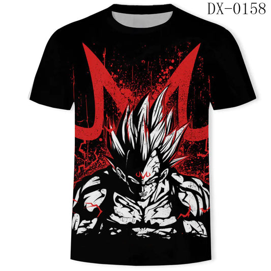 Dragon Ball Anime Series 3D Short Sleeve T-Shirt