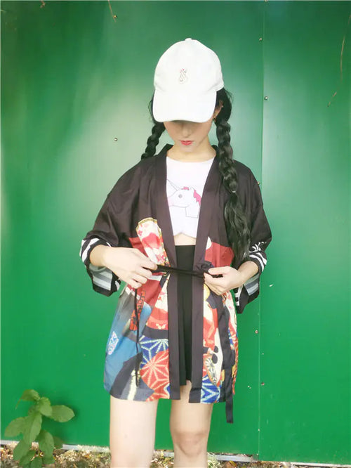 Harajuku Women's Japanese Kimono Style Light Jacket