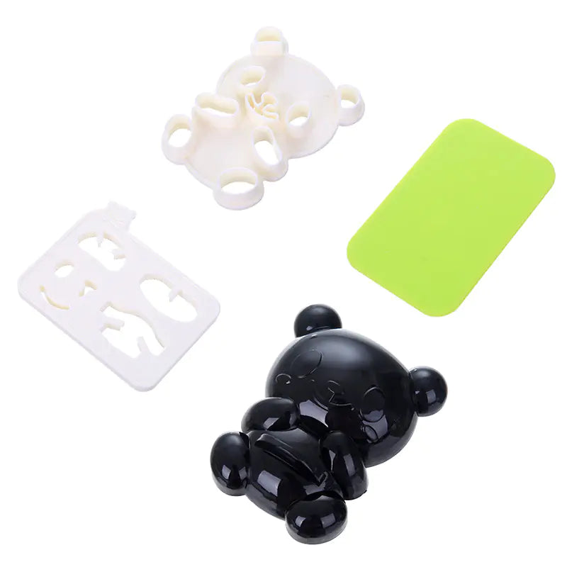 Cartoon Panda Rice Ball Mold for DIY Sushi Making