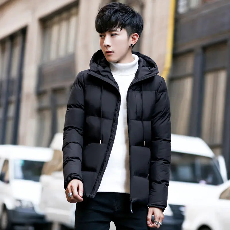 Men's Short Cotton Jacket 2019 Winter