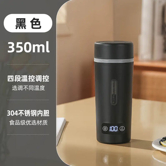 Portable 110V-220V Stainless Steel Electric Water Cup
