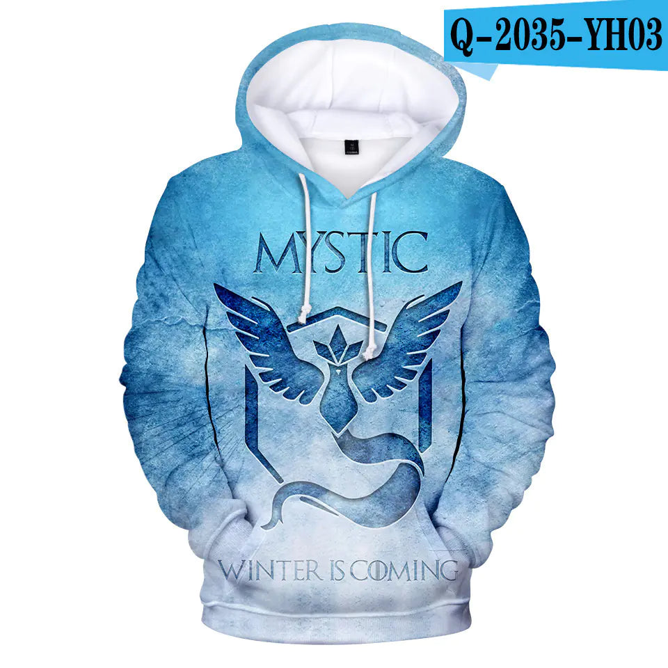 Pokemon Hoodie with Pet Character Print
