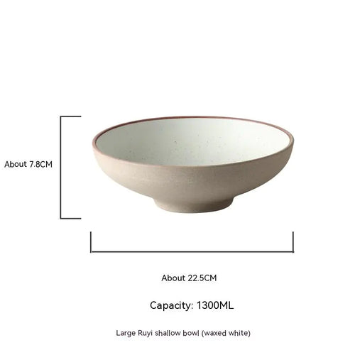 Ceramic Ramen Bowl Set for Restaurant Tableware
