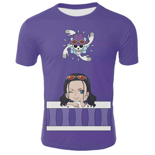 Anime One Piece Cosplay 3D Printed T-Shirts for All