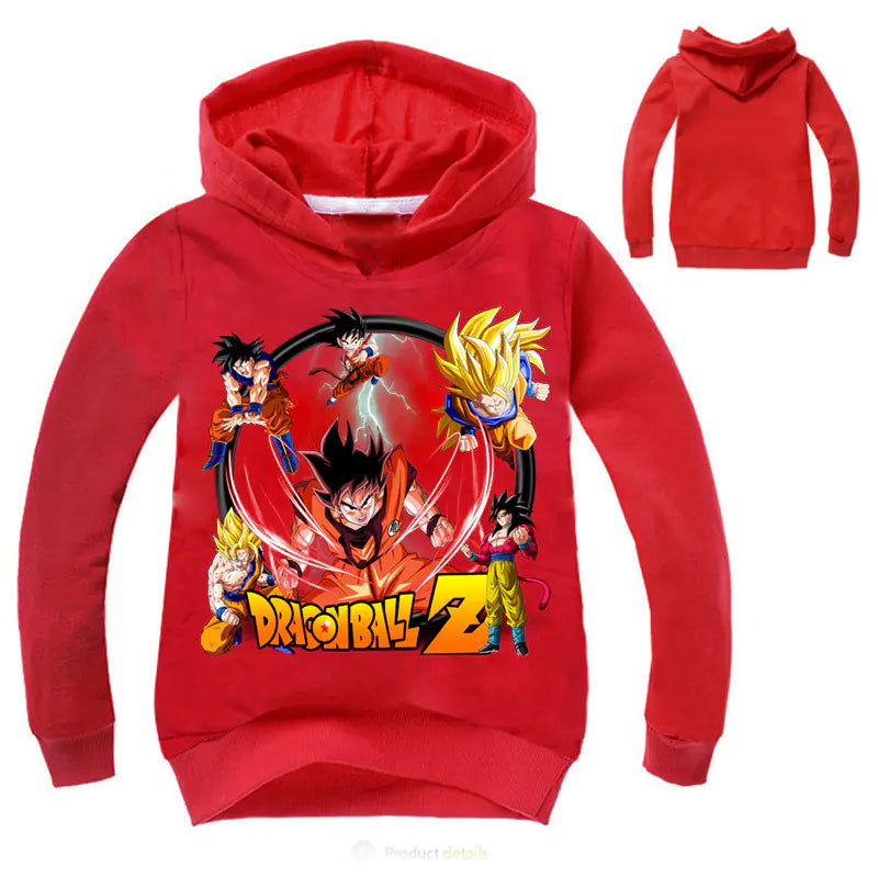 Dragon Ball Cartoon Kids Hoodie for Spring