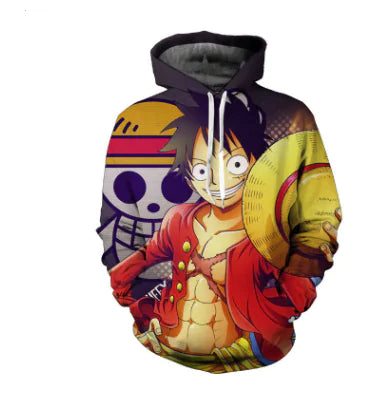 One Piece Luffy Series 3D Hoodie for Men and Women