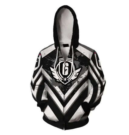 3D Digital Printed Fashion Hoodie