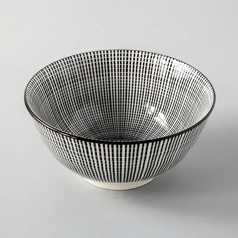 Japanese Style 8-Inch Ceramic Ramen Soup Bowl