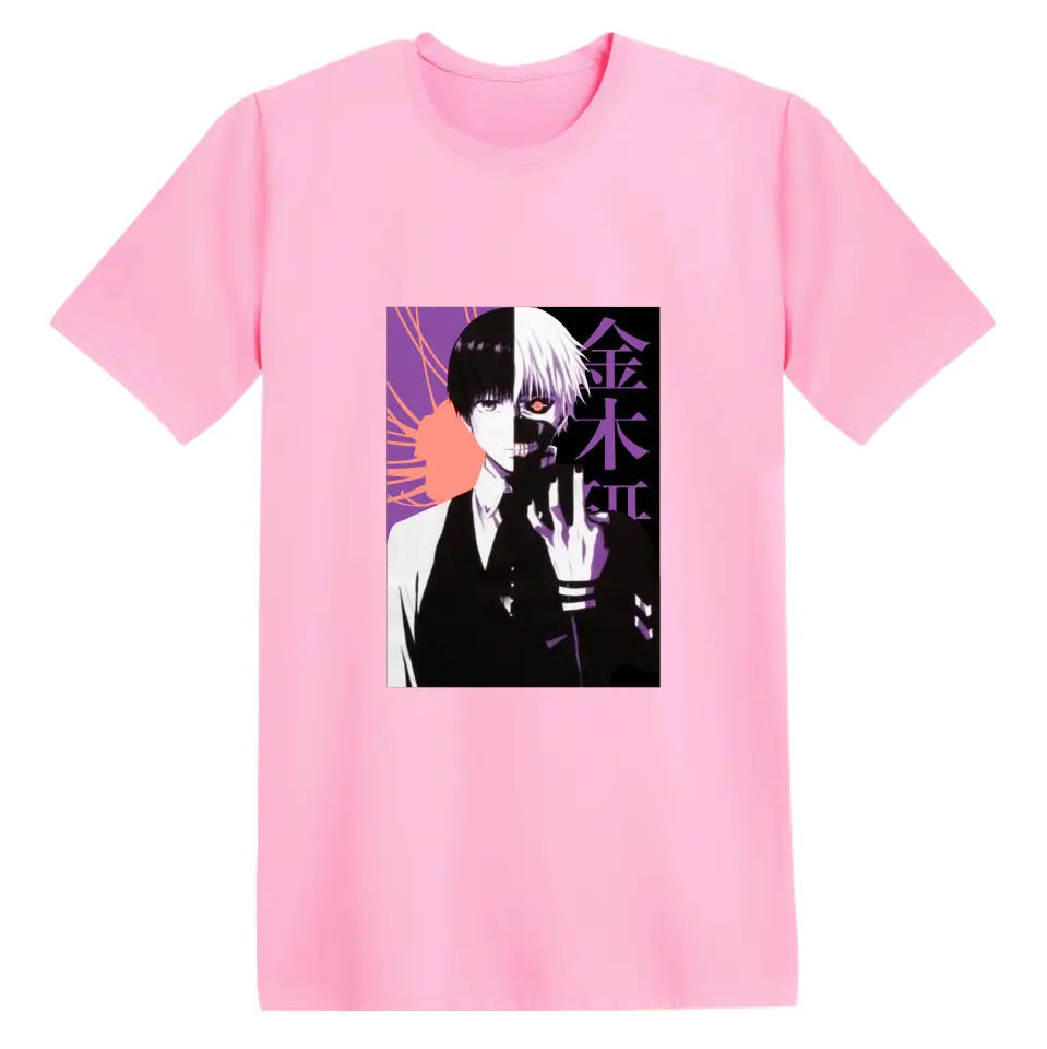 Tokyo Ghoul Anime Couple Short Sleeve T-Shirt