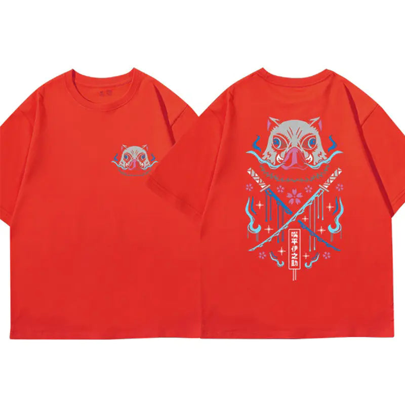 Demon Slayer Cotton T-Shirt for Men and Women