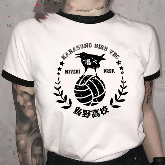 Haikyuu Anime T-Shirt - Japanese Cartoon Design