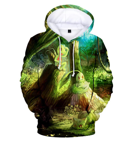 Pokemon Hoodie with Pet Character Print