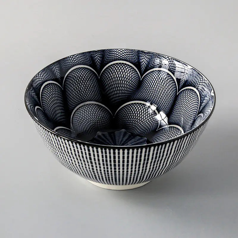 Japanese Style 8-Inch Ceramic Ramen Soup Bowl