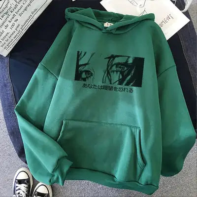 Anime Crying Girl Women's Hoodie Sweatshirt