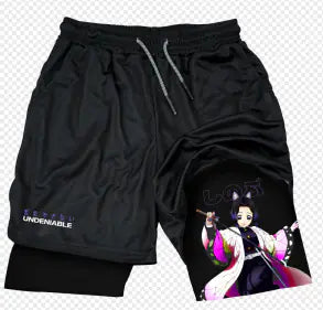 Dragon Ball Pirate Demon Slayer 3D Print Beach Shorts