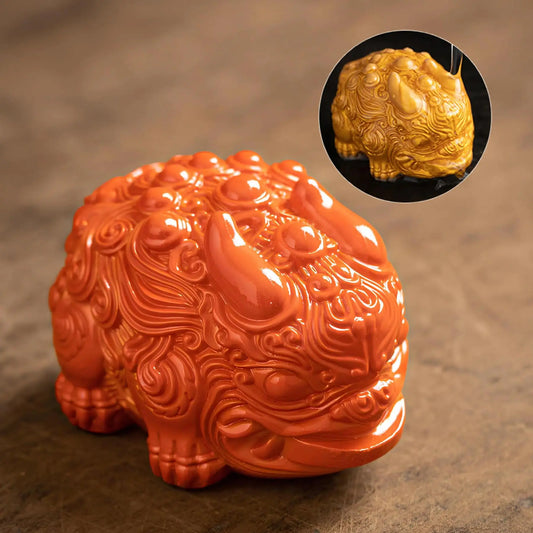 ICHAG Tea Pet Pixiu Tea Pet Japanese and Chinese Tea Set Accessories for Adults Color Changing Resin Tea Pet Decorative Good Luck Charm Feng Shui Tea Pet Great Present for Tea Lover Friend