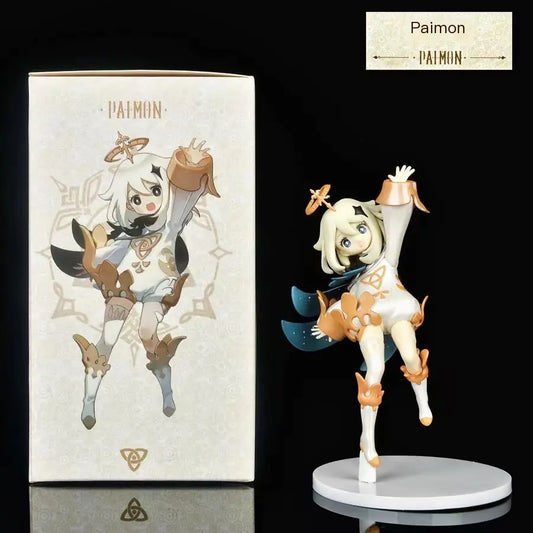 Genshin Impact Paimon, Klee, Hu Tao Anime Figures