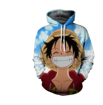 One Piece Luffy Series 3D Hoodie for Men and Women