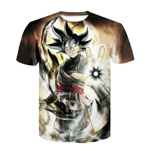 Dragon Ball Men's Short Sleeve Cartoon T-Shirt